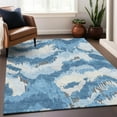 thumbnail image 1 of Addison Rugs Chantille Indoor/Outdoor Transitional Abstract Blue Washable Rectangle Rug, 8' x 10', 1 of 6