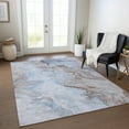 thumbnail image 1 of Addison Rugs Chantille Indoor/Outdoor Transitional Abstract Blue Washable Rectangle Rug, 8' x 10', 1 of 6