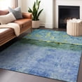 thumbnail image 1 of Addison Rugs Chantille Indoor/Outdoor Transitional Abstract Blue Washable Rectangle Rug, 9' x 12', 1 of 6