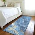 thumbnail image 1 of Addison Rugs Chantille Indoor/Outdoor Transitional Abstract Blue Washable Runner Rug, 2'3" x 7'6", 1 of 6
