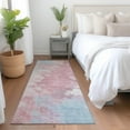 thumbnail image 1 of Addison Rugs Chantille Indoor/Outdoor Transitional Abstract Blush Washable Runner Rug, 2'3" x 7'6", 1 of 6