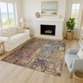 thumbnail image 1 of Addison Rugs Chantille Indoor/Outdoor Transitional Abstract Brown Machine Washable Rectangle Rug, 9' x 12', 1 of 8