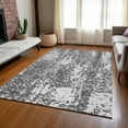 thumbnail image 1 of Addison Rugs Chantille Indoor/Outdoor Transitional Abstract Charcoal Washable Rectangle Rug, 3' x 5', 1 of 6