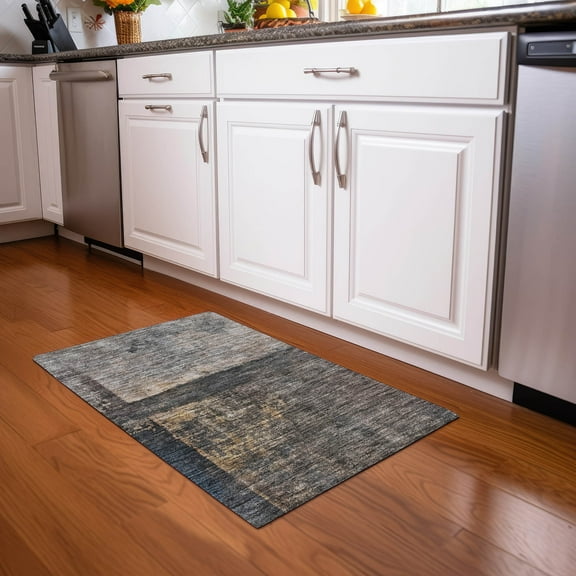 Addison Rugs Chantille Indoor/Outdoor Transitional Abstract Coffee Washable Rectangle Rug, 1'8" x 2'6"