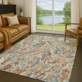 thumbnail image 1 of Addison Rugs Chantille Indoor/Outdoor Transitional Abstract Copper Machine Washable Rectangle Rug, 5' x 7'6", 1 of 8