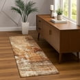 thumbnail image 1 of Addison Rugs Chantille Indoor/Outdoor Transitional Abstract Copper Machine Washable Runner Rug, 2'3" x 7'6", 1 of 8