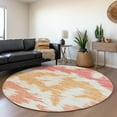thumbnail image 1 of Addison Rugs Chantille Indoor/Outdoor Transitional Abstract Coral Washable Round Rug, 8' x 8', 1 of 6