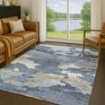 thumbnail image 1 of Addison Rugs Chantille Indoor/Outdoor Transitional Abstract Denim Machine Washable Rectangle Rug, 3' x 5', 1 of 8
