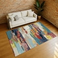thumbnail image 1 of Addison Rugs Chantille Indoor/Outdoor Transitional Abstract Denim Machine Washable Rectangle Rug, 8' x 10', 1 of 8