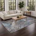 thumbnail image 1 of Addison Rugs Chantille Indoor/Outdoor Transitional Abstract Denim Machine Washable Rectangle Rug, 9' x 12', 1 of 8