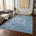 thumbnail image 1 of Addison Rugs Chantille Indoor/Outdoor Transitional Abstract Denim Washable Rectangle Rug, 9' x 12', 1 of 6