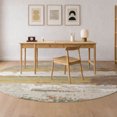 thumbnail image 1 of Addison Rugs Chantille Indoor/Outdoor Transitional Abstract Gold Machine Washable Round Rug, 8' x 8', 1 of 7