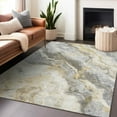 thumbnail image 1 of Addison Rugs Chantille Indoor/Outdoor Transitional Abstract Gold Washable Rectangle Rug, 3' x 5', 1 of 6