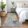 thumbnail image 1 of Addison Rugs Chantille Indoor/Outdoor Transitional Abstract Gold Washable Runner Rug, 2'3" x 7'6", 1 of 6