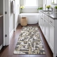 thumbnail image 1 of Addison Rugs Chantille Indoor/Outdoor Transitional Abstract Graphite Machine Washable Runner Rug, 2'3" x 7'6", 1 of 7