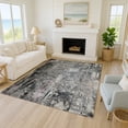 thumbnail image 1 of Addison Rugs Chantille Indoor/Outdoor Transitional Abstract Gray Machine Washable Rectangle Rug, 10' x 14', 1 of 8