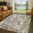 thumbnail image 1 of Addison Rugs Chantille Indoor/Outdoor Transitional Abstract Gray Machine Washable Rectangle Rug, 3' x 5', 1 of 8