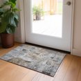 thumbnail image 1 of Addison Rugs Chantille Indoor/Outdoor Transitional Abstract Gray Washable Rectangle Rug, 1'8" x 2'6", 1 of 6