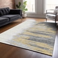 thumbnail image 1 of Addison Rugs Chantille Indoor/Outdoor Transitional Abstract Gray Washable Rectangle Rug, 8' x 10', 1 of 6
