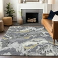 thumbnail image 1 of Addison Rugs Chantille Indoor/Outdoor Transitional Abstract Gray Washable Rectangle Rug, 8' x 10', 1 of 6