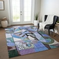 thumbnail image 1 of Addison Rugs Chantille Indoor/Outdoor Transitional Abstract Green Machine Washable Rectangle Rug, 9' x 12', 1 of 7