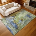 thumbnail image 1 of Addison Rugs Chantille Indoor/Outdoor Transitional Abstract Green Machine Washable Rectangle Rug, 9' x 12', 1 of 8