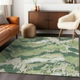 thumbnail image 1 of Addison Rugs Chantille Indoor/Outdoor Transitional Abstract Green Washable Rectangle Rug, 10' x 14', 1 of 6