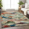 thumbnail image 1 of Addison Rugs Chantille Indoor/Outdoor Transitional Abstract Green Washable Rectangle Rug, 8' x 10', 1 of 6