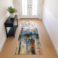thumbnail image 1 of Addison Rugs Chantille Indoor/Outdoor Transitional Abstract Ivory Machine Washable Runner Rug, 2'3" x 7'6", 1 of 8