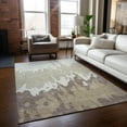 thumbnail image 1 of Addison Rugs Chantille Indoor/Outdoor Transitional Abstract Ivory Washable Rectangle Rug, 9' x 12', 1 of 6