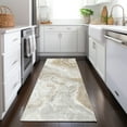 thumbnail image 1 of Addison Rugs Chantille Indoor/Outdoor Transitional Abstract Ivory Washable Runner Rug, 2'3" x 7'6", 1 of 6