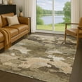thumbnail image 1 of Addison Rugs Chantille Indoor/Outdoor Transitional Abstract Khaki Machine Washable Rectangle Rug, 3' x 5', 1 of 8