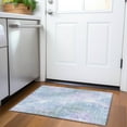 thumbnail image 1 of Addison Rugs Chantille Indoor/Outdoor Transitional Abstract Lavender Machine Washable Rectangle Rug, 1'8" x 2'6", 1 of 7