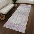 thumbnail image 1 of Addison Rugs Chantille Indoor/Outdoor Transitional Abstract Lavender Machine Washable Runner Rug, 2'3" x 7'6", 1 of 8