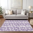 thumbnail image 1 of Addison Rugs Chantille Indoor/Outdoor Transitional Abstract Lilac Washable Rectangle Rug, 2'6" x 3'10", 1 of 6
