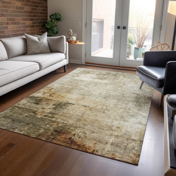 Addison Rugs Chantille Indoor/Outdoor Transitional Abstract Linen Washable Rectangle Rug, 9' x 12'