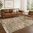 thumbnail image 1 of Addison Rugs Chantille Indoor/Outdoor Transitional Abstract Mocha Machine Washable Rectangle Rug, 3' x 5', 1 of 8