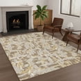thumbnail image 1 of Addison Rugs Chantille Indoor/Outdoor Transitional Abstract Mocha Machine Washable Rectangle Rug, 9' x 12', 1 of 7