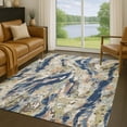 thumbnail image 1 of Addison Rugs Chantille Indoor/Outdoor Transitional Abstract Navy Machine Washable Rectangle Rug, 8' x 10', 1 of 8