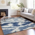 thumbnail image 1 of Addison Rugs Chantille Indoor/Outdoor Transitional Abstract Navy Washable Rectangle Rug, 8' x 10', 1 of 6