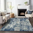 thumbnail image 1 of Addison Rugs Chantille Indoor/Outdoor Transitional Abstract Navy Washable Rectangle Rug, 8' x 10', 1 of 6