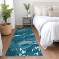 thumbnail image 1 of Addison Rugs Chantille Indoor/Outdoor Transitional Abstract Navy Washable Runner Rug, 2'3" x 7'6", 1 of 6