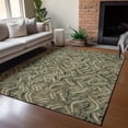 thumbnail image 1 of Addison Rugs Chantille Indoor/Outdoor Transitional Abstract Olive Machine Washable Rectangle Rug, 3' x 5', 1 of 8