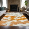 thumbnail image 1 of Addison Rugs Chantille Indoor/Outdoor Transitional Abstract Orange Washable Rectangle Rug, 5' x 7'6", 1 of 6