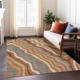 thumbnail image 1 of Addison Rugs Chantille Indoor/Outdoor Transitional Abstract Paprika Machine Washable Rectangle Rug, 3' x 5', 1 of 8