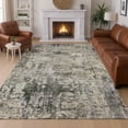 thumbnail image 1 of Addison Rugs Chantille Indoor/Outdoor Transitional Abstract Pewter Machine Washable Rectangle Rug, 5' x 7'6", 1 of 8