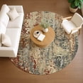 thumbnail image 1 of Addison Rugs Chantille Indoor/Outdoor Transitional Abstract Pewter Machine Washable Round Rug, 8' x 8', 1 of 8