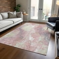 thumbnail image 1 of Addison Rugs Chantille Indoor/Outdoor Transitional Abstract Pink Machine Washable Rectangle Rug, 8' x 10', 1 of 7
