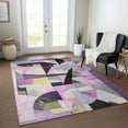 thumbnail image 1 of Addison Rugs Chantille Indoor/Outdoor Transitional Abstract Purple Machine Washable Rectangle Rug, 8' x 10', 1 of 7