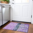 thumbnail image 1 of Addison Rugs Chantille Indoor/Outdoor Transitional Abstract Purple Washable Rectangle Rug, 1'8" x 2'6", 1 of 6